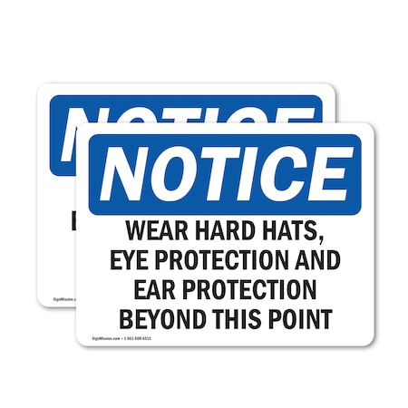 Signmission 18 in Height, 24 in Width, Vinyl Decal, Rectangle OS-2PACK-NS-D-1824-L-19009